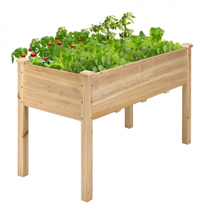 Elevated Wooden Garden/Patio Planter Boxes for Vegetable Gardening