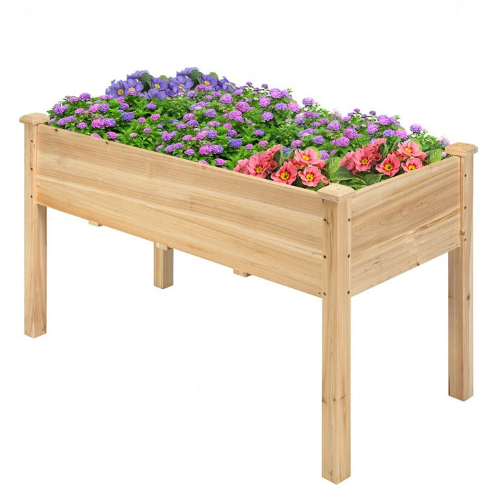 Elevated Wooden Garden/Patio Planter Boxes for Vegetable Gardening