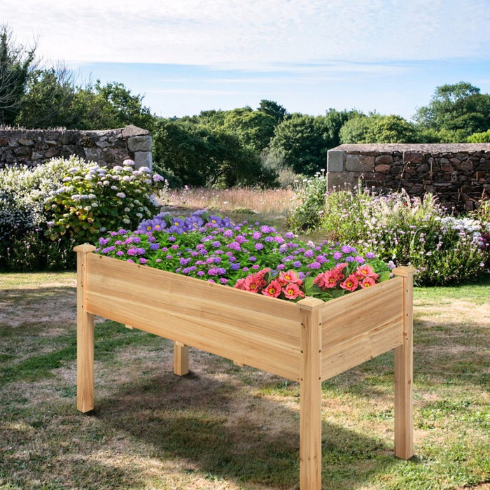 Elevated Wooden Garden/Patio Planter Boxes for Vegetable Gardening