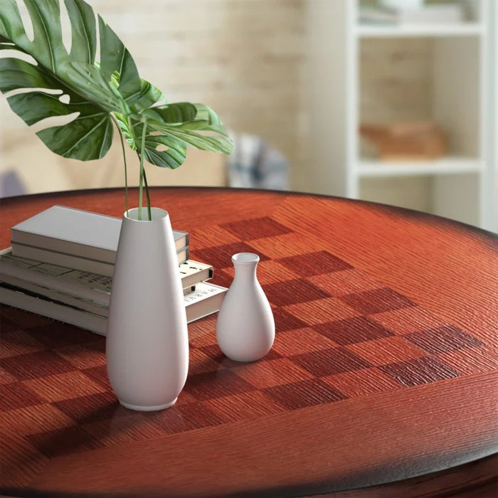 Costway Mid Century Modern Round Dining Table Chess Table - Suitable for Restaurant and Bar