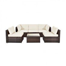 Charger l&#39;image dans la galerie, 6-Piece Modular Outdoor Sofa Set with Washable Cushions and Easy Assembly
