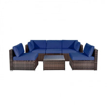 Charger l&#39;image dans la galerie, 6-Piece Modular Outdoor Sofa Set with Washable Cushions and Easy Assembly
