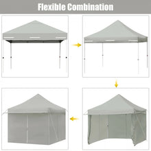 Load image into Gallery viewer, Costway 10x10 Feet Tents &amp; Outdoor Canopies with Removable Zipper Sidewalls - Suitable for Weddings, Parties, and Camping
