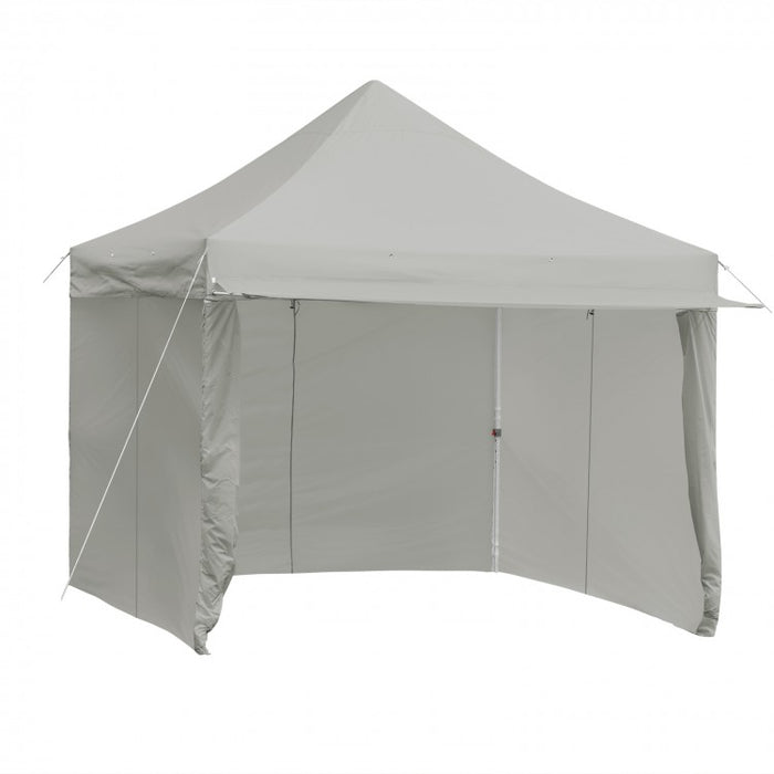 Costway 10x10 ft Pop-Up Tent Canopy with Removable Zippered Sidewalls - Suitable for Outdoor Parties and Camping