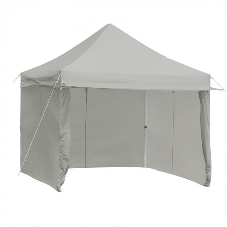 Costway 10x10 ft Pop-Up Tent Canopy with Removable Zippered Sidewalls - Suitable for Outdoor Parties and Camping