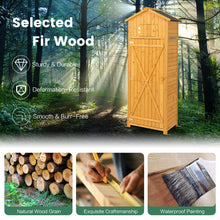 Charger l&#39;image dans la galerie, 71 inch Built-in Folding Table Garden Tool Storage Cabinet Shed
