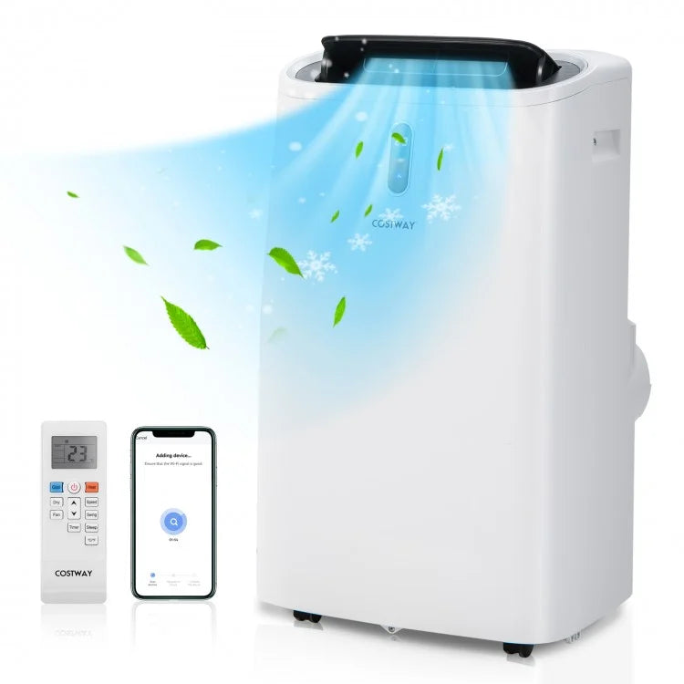 14000 BTU (ASHRAE) Portable Air Conditioner with App Control