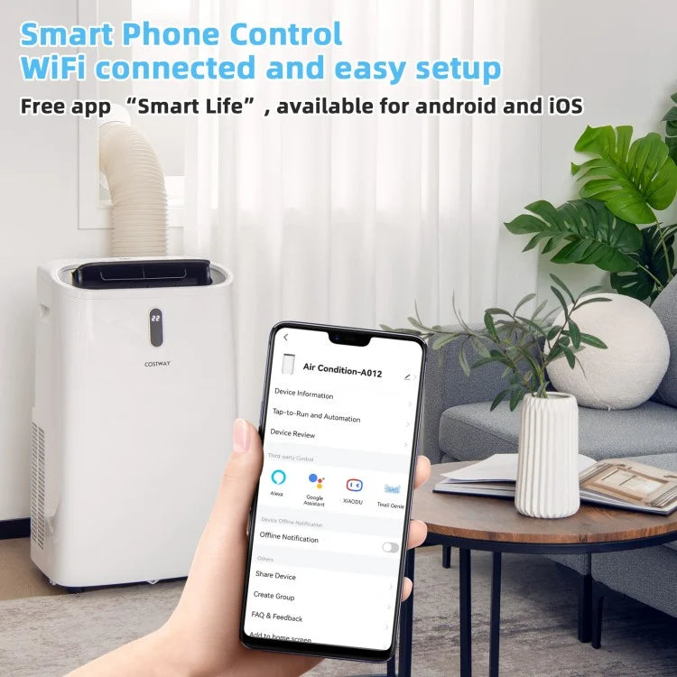 14000 BTU (ASHRAE) Portable Air Conditioner with App Control
