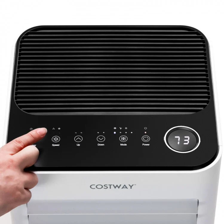 10000 BTU 3-in-1 Portable Air Conditioner with Cooling, Dehumidification, and Fan