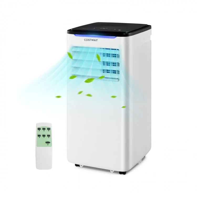Costway 3-in-1 Portable Air Conditioner with Built-in Timer - 8000 BTU