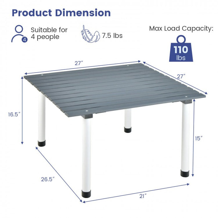 Outdoor Folding Camping Table with Carry Bag - Suitable for Picnics and Hiking