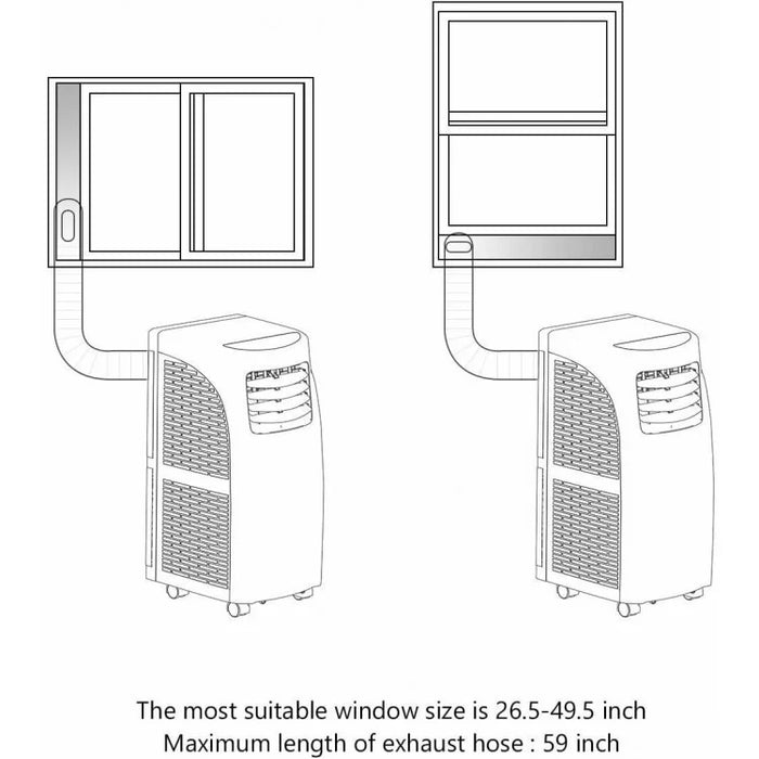 Costway 9000 BTU Portable Air Conditioner with LED Display