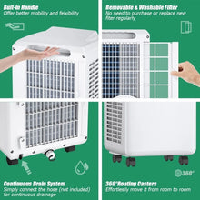 Load image into Gallery viewer, Costway 9000 BTU Portable Air Conditioner with LED Display
