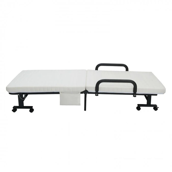 Foldable Sofa Bed with Mattress and Casters, Adjustable