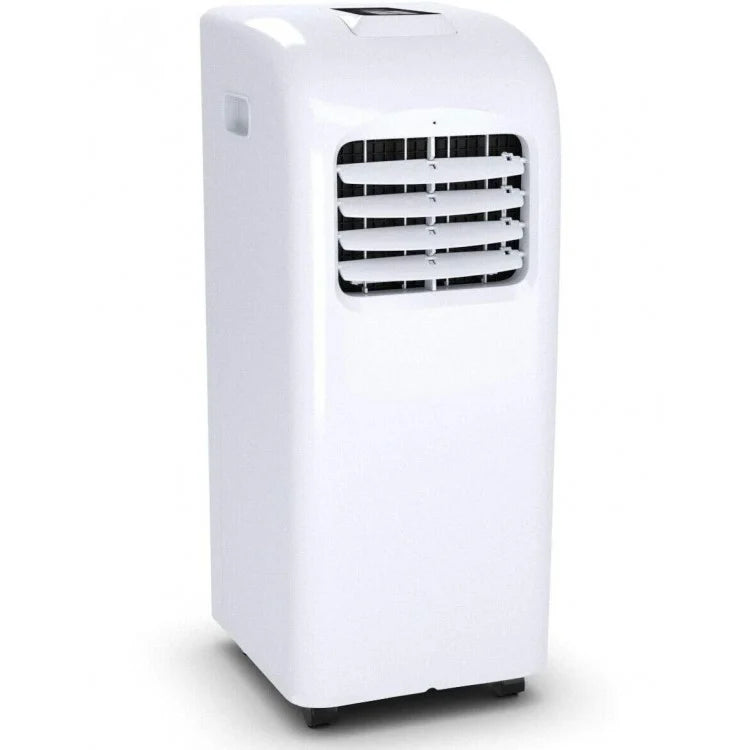 8000 BTU Portable Air Conditioner with Dehumidifier Function, 24-Hour Timer, and Remote Control