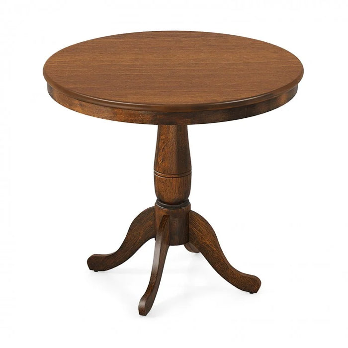 Costway Vintage Round Dining Room Tables Coffee Table - Suitable for Restaurant and Cafe