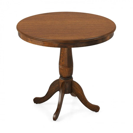 Costway Vintage Round Dining Room Tables Coffee Table - Suitable for Restaurant and Cafe