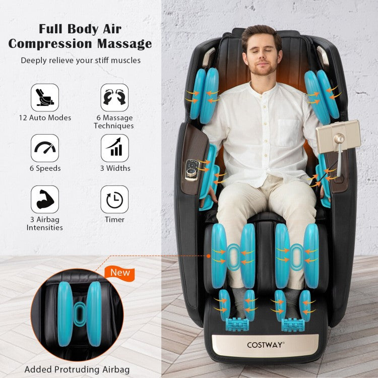3D SL Track Zero Gravity Smart Massage Chair with 12 Auto Modes