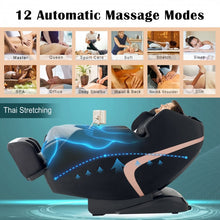 Load image into Gallery viewer, 3D SL Track Zero Gravity Smart Massage Chair with 12 Auto Modes
