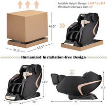 Load image into Gallery viewer, 3D SL Track Zero Gravity Smart Massage Chair with 12 Auto Modes
