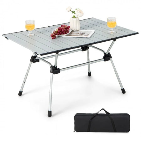 Outdoor Portable Folding Camping Table with Carry Bag - Suitable for Camping and Backyard Gatherings