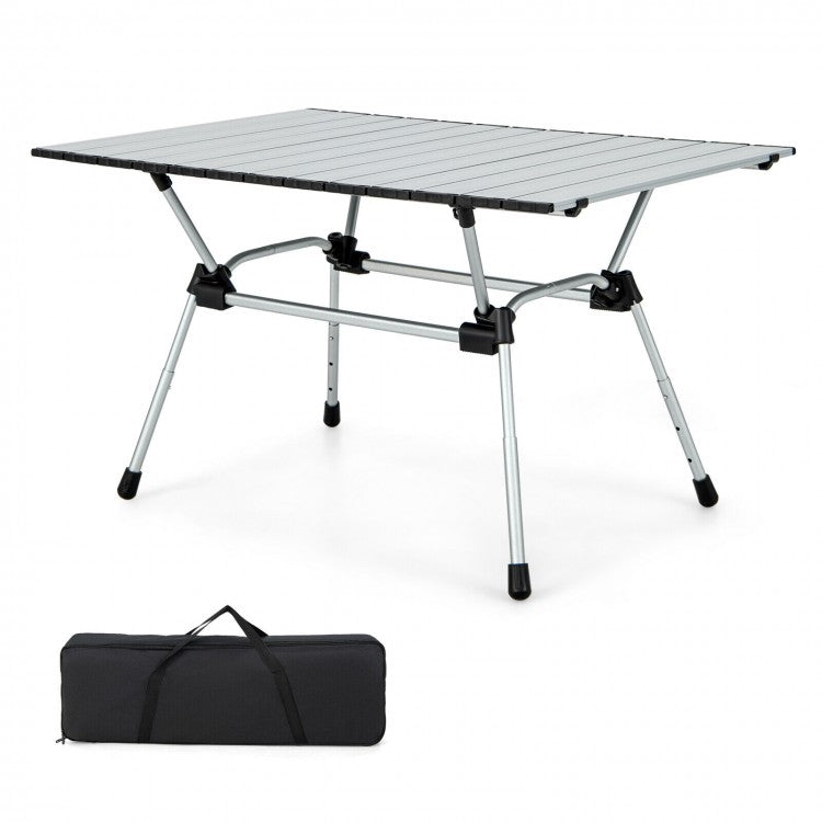 Outdoor Portable Folding Camping Table with Carry Bag - Suitable for Camping and Backyard Gatherings