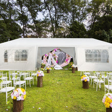 Load image into Gallery viewer, 10 x 30 Ft Outdoor Canopy Tent with 2 Entrances and 6 Removable Side Walls
