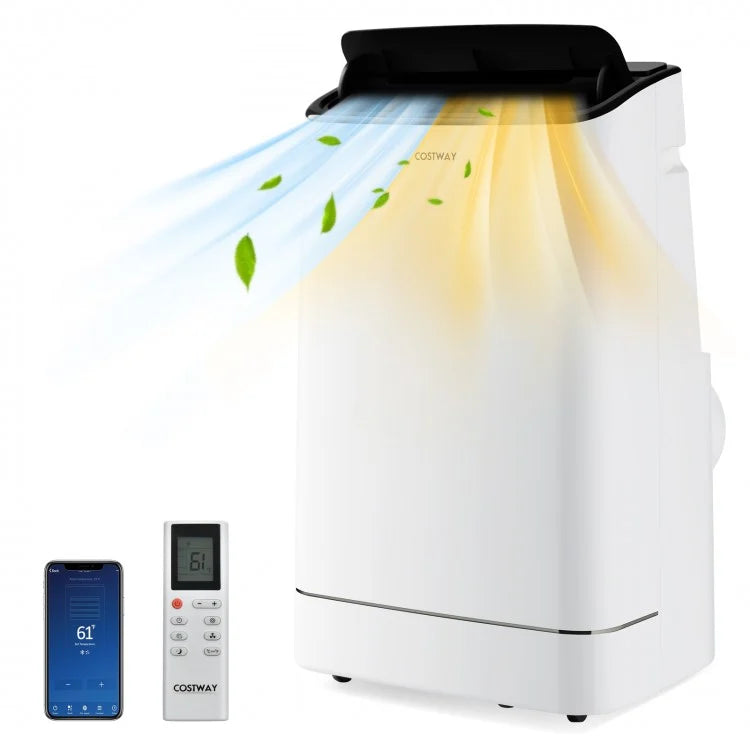 15000 BTU Portable Air Conditioner with Remote Control and App Control