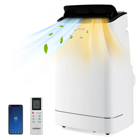 15000 BTU Portable Air Conditioner with Remote Control and App Control