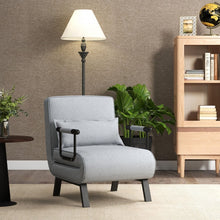 Load image into Gallery viewer, Multifunctional Convertible Sofa Bed Lounger with Armrests and Pillows
