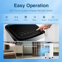 Load image into Gallery viewer, 3-in-1 Evaporative Air Cooler with Fan 3.5L Water Tank and 2-12 Hour Timer
