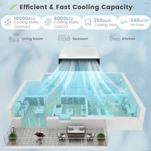 Load image into Gallery viewer, 10000/12000 BTU Window Air Conditioner with 6 Modes, LED Display, Remote Control, and 24-Hour Timer
