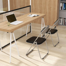 Load image into Gallery viewer, Black Minimalist Portable Folding Dining Chairs Furniture Set
