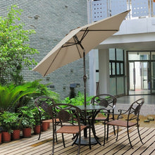 Load image into Gallery viewer, 9 Ft Outdoor Patio Umbrella, Adjustable Tilt, Wind-Resistant, Sturdy
