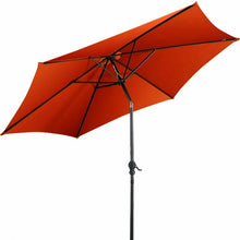 Load image into Gallery viewer, 9 Ft Outdoor Patio Umbrella, Adjustable Tilt, Wind-Resistant, Sturdy
