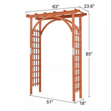 Load image into Gallery viewer, Outdoor Wedding Garden Arch Trellis for Climbing Plants
