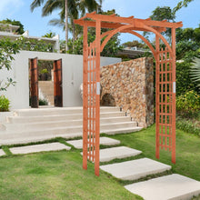 Load image into Gallery viewer, Outdoor Wedding Garden Arch Trellis for Climbing Plants
