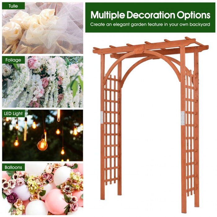 Outdoor Wedding Garden Arch Trellis for Climbing Plants