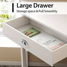 Load image into Gallery viewer, Corner Solid Wood Notebook Computer Desk with Drawers and Open Shelves - Ideal for Bedroom and Study
