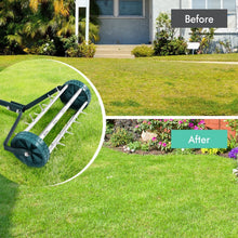 Load image into Gallery viewer, 40-Inch Push Walk-Behind Lawn Aerator for Outdoor Garden
