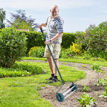 Load image into Gallery viewer, 40-Inch Push Walk-Behind Lawn Aerator for Outdoor Garden
