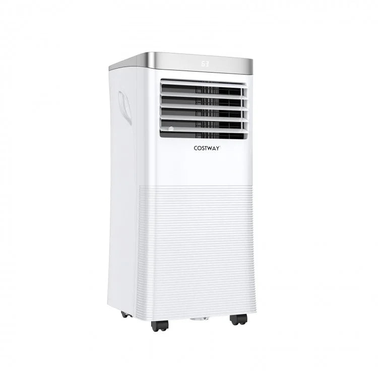 10000 BTU White Portable Air Conditioner with Dehumidifier