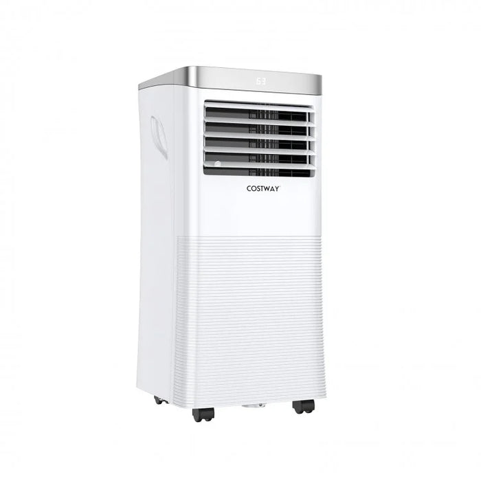 10000 BTU White Portable Air Conditioner with Dehumidifier
