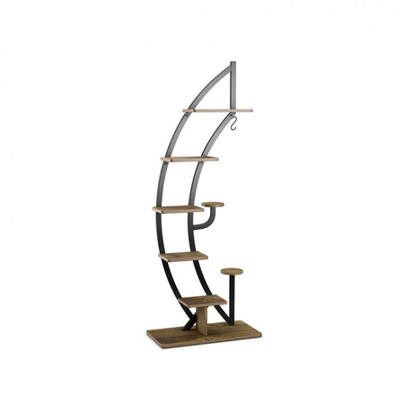 6-Tier Living Room Storage Shelf for Plants, Decor, and Display