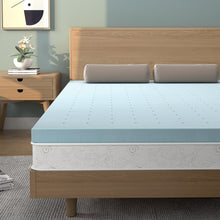 Charger l&#39;image dans la galerie, 4-Inch Blue Gel-Infused High-Resilience Memory Foam Mattress
