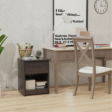 Load image into Gallery viewer, Costway Modern Bedroom Side Table with Drawer - Nightstand Suitable for Office and Dormitory
