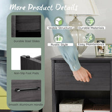 Load image into Gallery viewer, Costway Modern Bedroom Side Table with Drawer - Nightstand Suitable for Office and Dormitory
