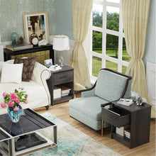 Load image into Gallery viewer, Costway Modern Bedroom Side Table with Drawer - Nightstand Suitable for Office and Dormitory
