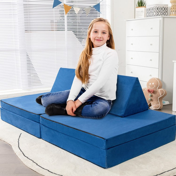 8-Piece Indoor Children's Play Sofa Furniture Set, Machine Washable