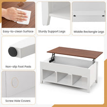 Load image into Gallery viewer, Modern Indoor Hidden Storage Coffee Table with Lift-Top
